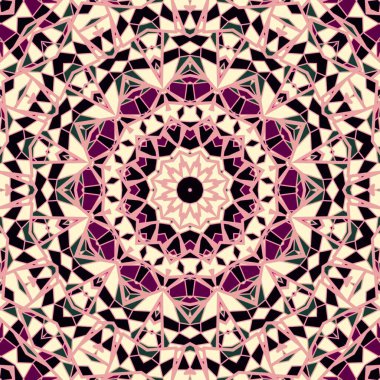 Mandala simetri tasarımı, güzel arka plan, ruhani tasarım.