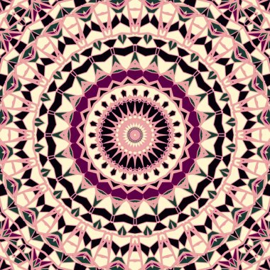 Mandala simetri tasarımı, güzel arka plan, ruhani tasarım.