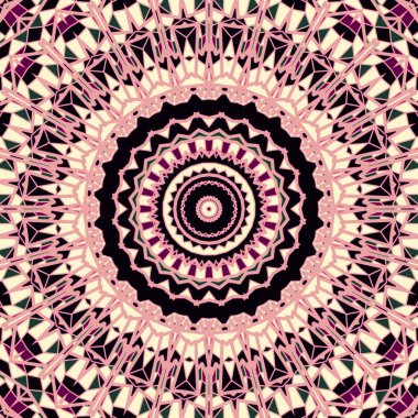 Mandala simetri tasarımı, güzel arka plan, ruhani tasarım.