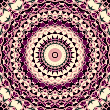 Mandala simetri tasarımı, güzel arka plan, ruhani tasarım.