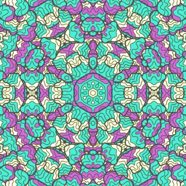 El çizimi soyut Mandala, taş tasarımı, arkaplan, baskı, sanat