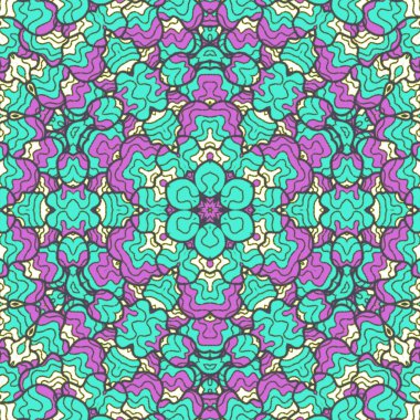 El çizimi soyut Mandala, taş tasarımı, arkaplan, baskı, sanat