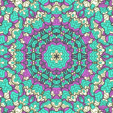 El çizimi soyut Mandala, taş tasarımı, arkaplan, baskı, sanat