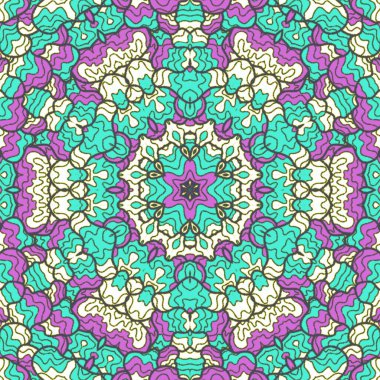 El çizimi soyut Mandala, taş tasarımı, arkaplan, baskı, sanat