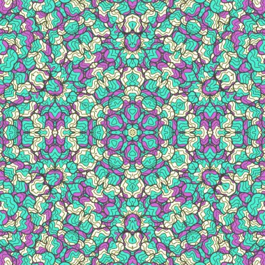 El çizimi soyut Mandala, taş tasarımı, arkaplan, baskı, sanat