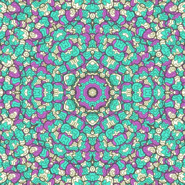 El çizimi soyut Mandala, taş tasarımı, arkaplan, baskı, sanat