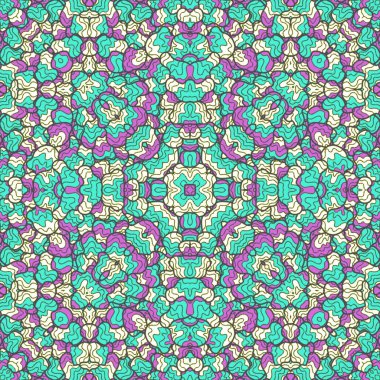 El çizimi soyut Mandala, taş tasarımı, arkaplan, baskı, sanat