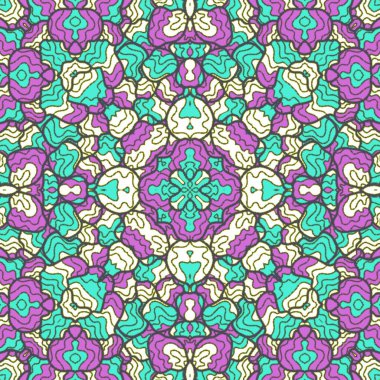 El çizimi soyut Mandala, taş tasarımı, arkaplan, baskı, sanat