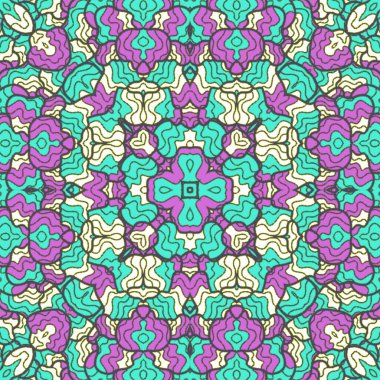 El çizimi soyut Mandala, taş tasarımı, arkaplan, baskı, sanat