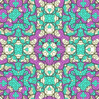 El çizimi soyut Mandala, taş tasarımı, arkaplan, baskı, sanat