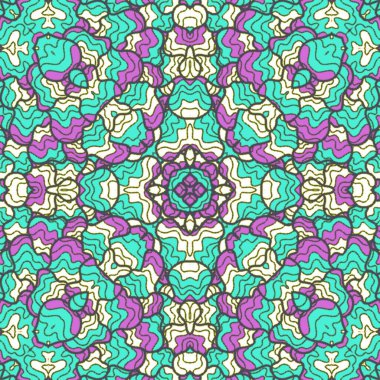 El çizimi soyut Mandala, taş tasarımı, arkaplan, baskı, sanat