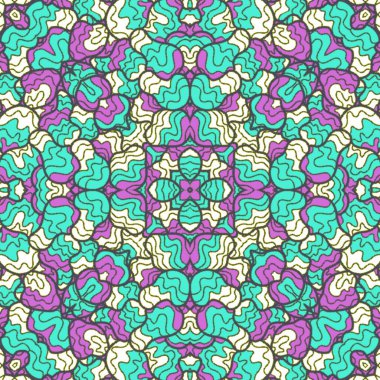 El çizimi soyut Mandala, taş tasarımı, arkaplan, baskı, sanat