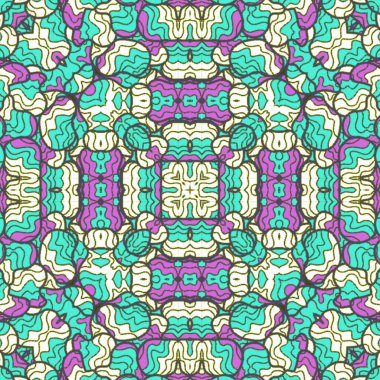 El çizimi soyut Mandala, taş tasarımı, arkaplan, baskı, sanat