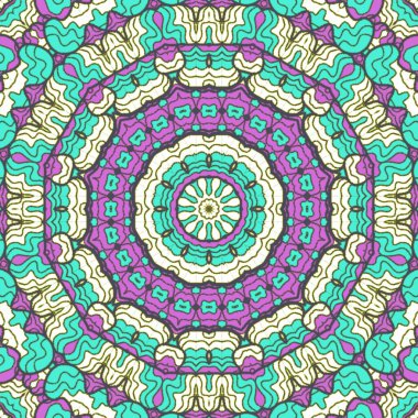 El çizimi soyut Mandala, taş tasarımı, arkaplan, baskı, sanat