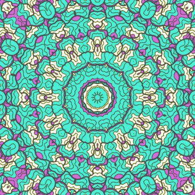 El çizimi soyut Mandala, taş tasarımı, arkaplan, baskı, sanat