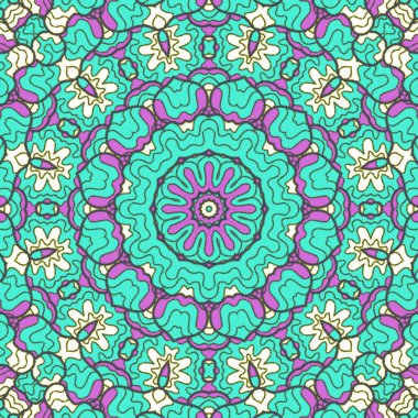 El çizimi soyut Mandala, taş tasarımı, arkaplan, baskı, sanat