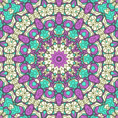 El çizimi soyut Mandala, taş tasarımı, arkaplan, baskı, sanat