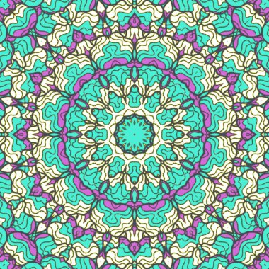 El çizimi soyut Mandala, taş tasarımı, arkaplan, baskı, sanat