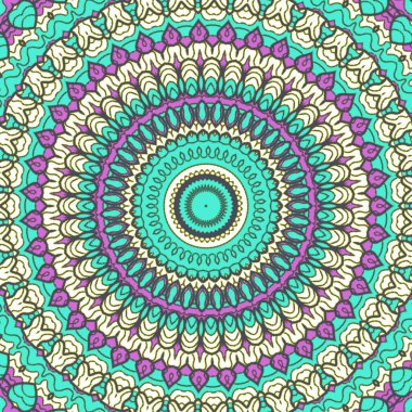 El çizimi soyut Mandala, taş tasarımı, arkaplan, baskı, sanat