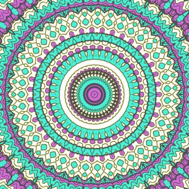 El çizimi soyut Mandala, taş tasarımı, arkaplan, baskı, sanat