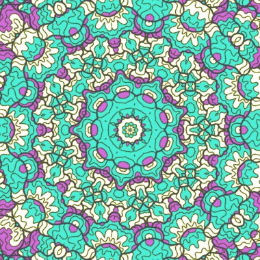 El çizimi soyut Mandala, taş tasarımı, arkaplan, baskı, sanat