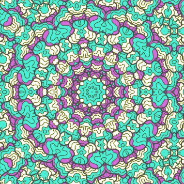 El çizimi soyut Mandala, taş tasarımı, arkaplan, baskı, sanat