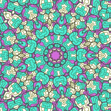 El çizimi soyut Mandala, taş tasarımı, arkaplan, baskı, sanat