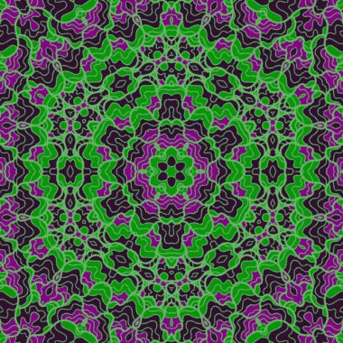 El çizimi soyut Mandala, taş tasarımı, arkaplan, baskı, sanat