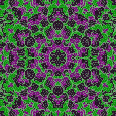 El çizimi soyut Mandala, taş tasarımı, arkaplan, baskı, sanat