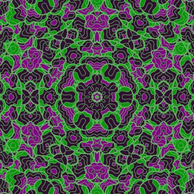 El çizimi soyut Mandala, taş tasarımı, arkaplan, baskı, sanat