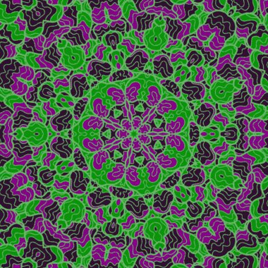 El çizimi soyut Mandala, taş tasarımı, arkaplan, baskı, sanat