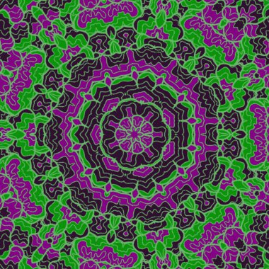 El çizimi soyut Mandala, taş tasarımı, arkaplan, baskı, sanat