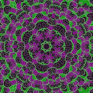 El çizimi soyut Mandala, taş tasarımı, arkaplan, baskı, sanat