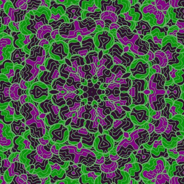 El çizimi soyut Mandala, taş tasarımı, arkaplan, baskı, sanat