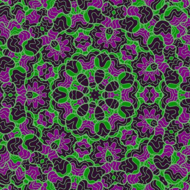 El çizimi soyut Mandala, taş tasarımı, arkaplan, baskı, sanat