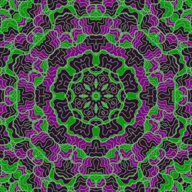 El çizimi soyut Mandala, taş tasarımı, arkaplan, baskı, sanat