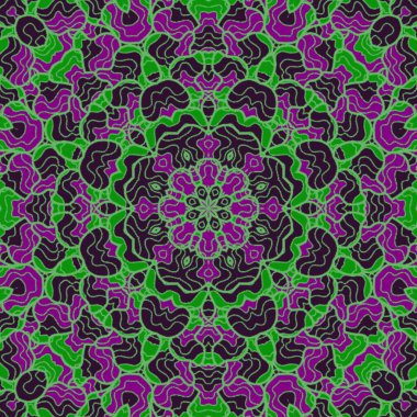 El çizimi soyut Mandala, taş tasarımı, arkaplan, baskı, sanat