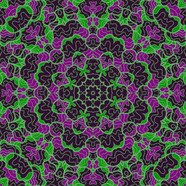 El çizimi soyut Mandala, taş tasarımı, arkaplan, baskı, sanat