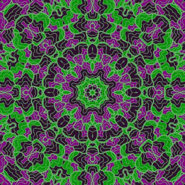 El çizimi soyut Mandala, taş tasarımı, arkaplan, baskı, sanat