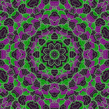 El çizimi soyut Mandala, taş tasarımı, arkaplan, baskı, sanat