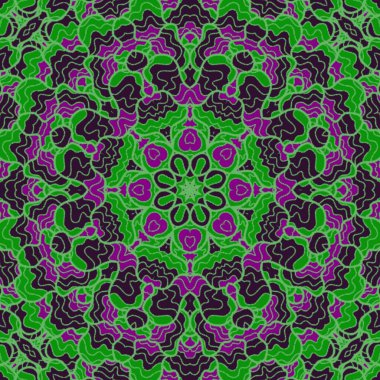 El çizimi soyut Mandala, taş tasarımı, arkaplan, baskı, sanat