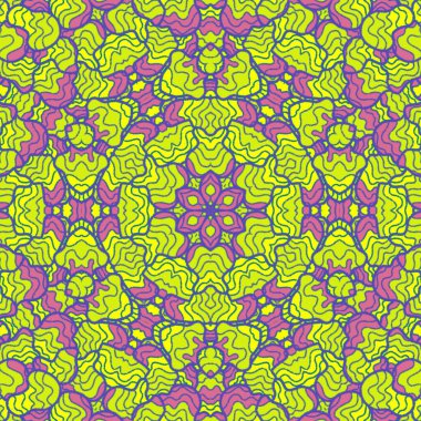 El çizimi soyut Mandala, taş tasarımı, arkaplan, baskı, sanat