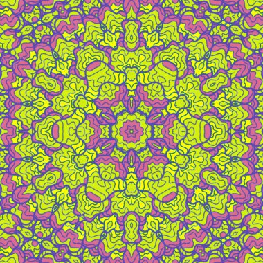 El çizimi soyut Mandala, taş tasarımı, arkaplan, baskı, sanat