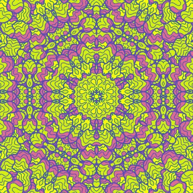 El çizimi soyut Mandala, taş tasarımı, arkaplan, baskı, sanat