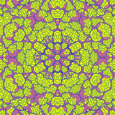 El çizimi soyut Mandala, taş tasarımı, arkaplan, baskı, sanat