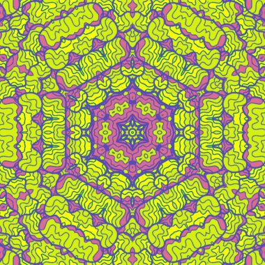 El çizimi soyut Mandala, taş tasarımı, arkaplan, baskı, sanat