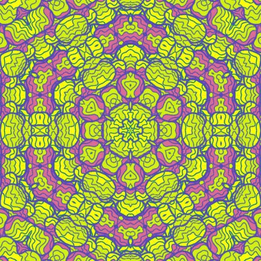 El çizimi soyut Mandala, taş tasarımı, arkaplan, baskı, sanat