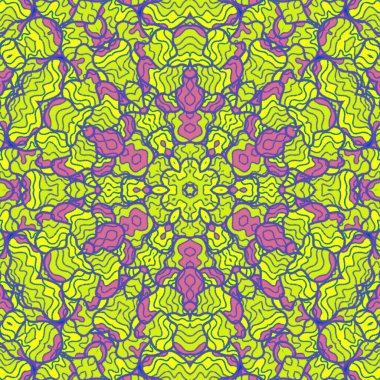 El çizimi soyut Mandala, taş tasarımı, arkaplan, baskı, sanat