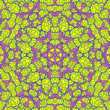 El çizimi soyut Mandala, taş tasarımı, arkaplan, baskı, sanat