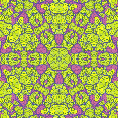 El çizimi soyut Mandala, taş tasarımı, arkaplan, baskı, sanat